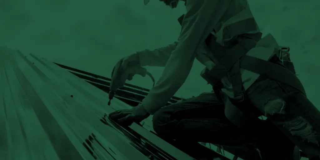 Telhado industrial moderno